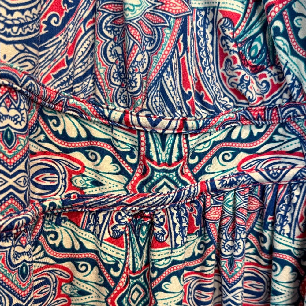 New Directions 2X Paisley Maxi Dress - Picture 3 of 6